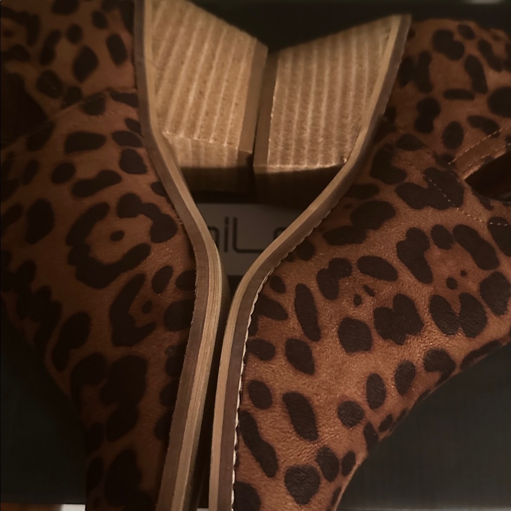 Unilady Leopard ankle boot size 8 - Picture 5 of 7